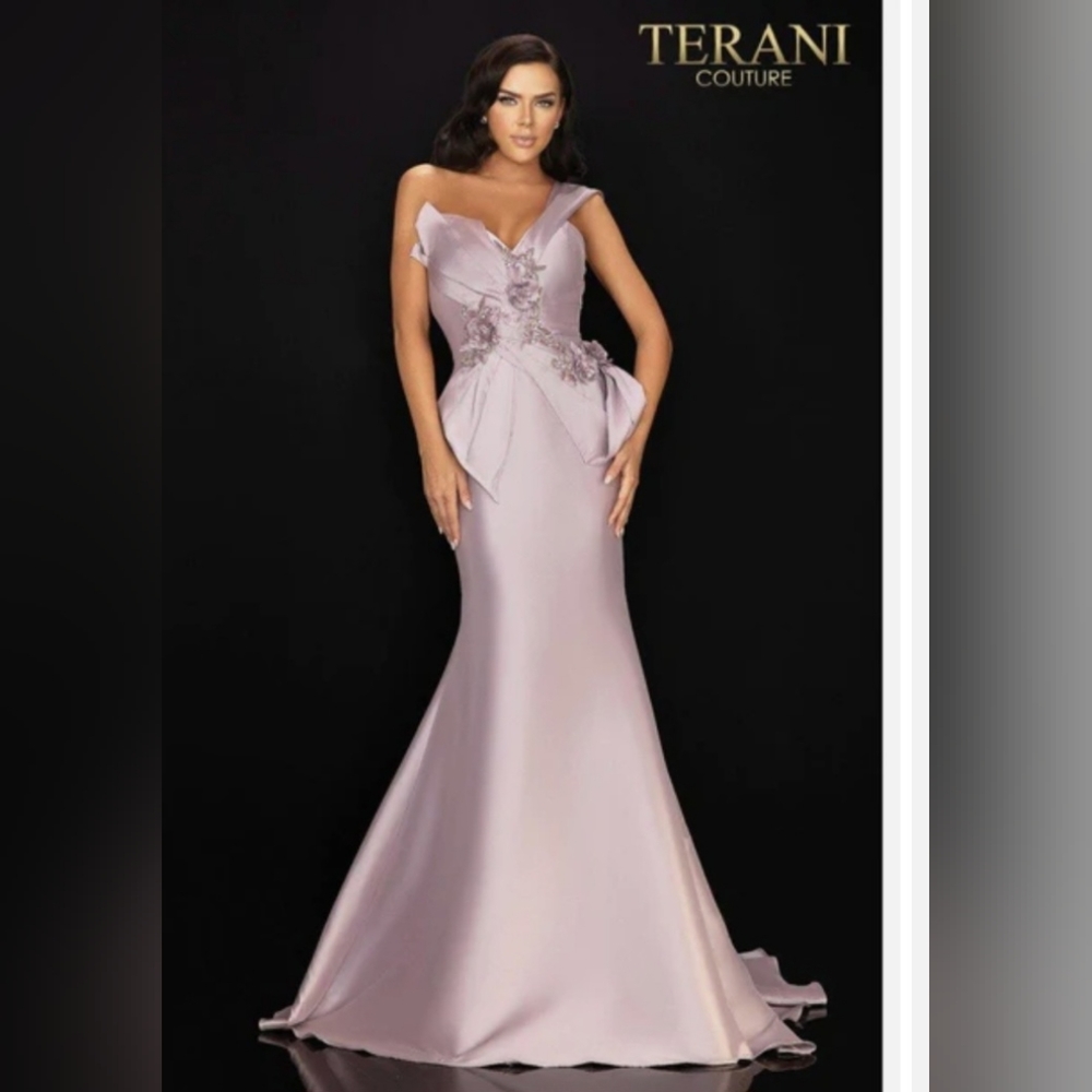 Terani Couture 2011M2160 One Shoulder Long Formal Gown Terani